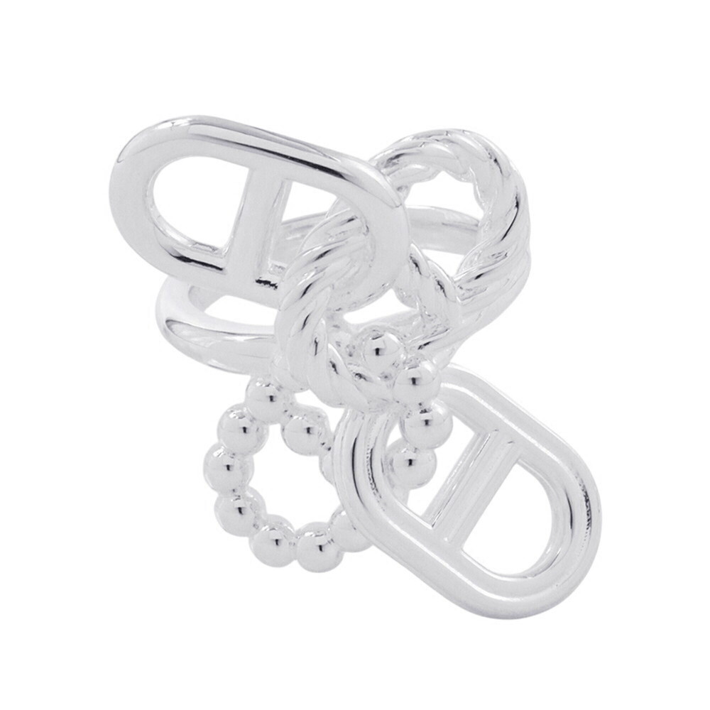 HERMES Silver Ring